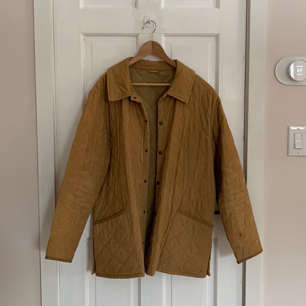 Quilted corduroy jacket